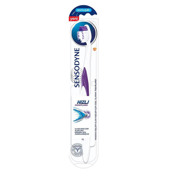 Sensodyne Quick Relief Soft Toothbrush for Sensitive Teeth