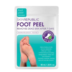 Skin Republic Foot Peel Mask - Exfoliating Dead Skin Treatment