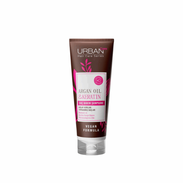 Urban Care Argan Oil & Keratin Shampoo 250ml for All Hair Types