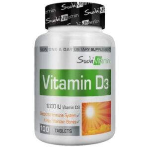Suda Vitamin D3 1000 IU Tablets - Strong Bones & Wellness