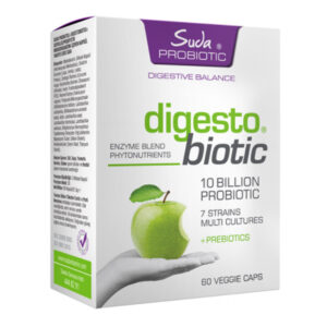 Suda Digestobiotic Probiotic Supplement - 60 Capsules