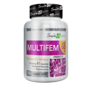Suda Vitamin Multifem 50+ Women's Multivitamin - 50 Herbal Caps