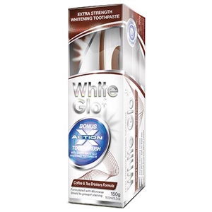 White Glo Whitening Toothpaste 100ml - Stain Removal & Brightening