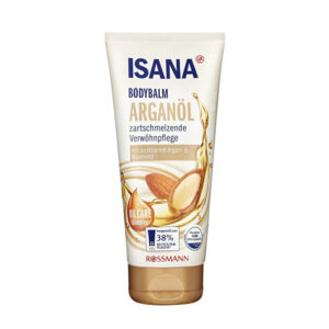 Isana Argan & Almond Oil Body Lotion 200ml for Dry Skin