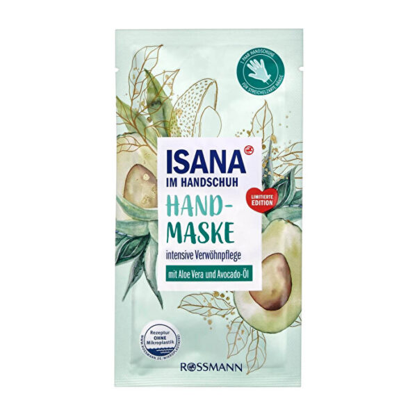 Isana Avocado & Aloe Vera Hand Mask Gloves - 1 Piece