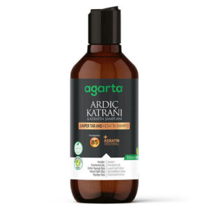 Agarta Juniper Tar & Keratin Shampoo 400ml for Healthy Hair