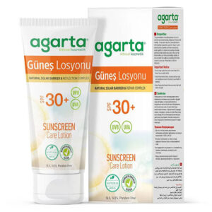 Agarta Natural Sunscreen Lotion SPF 30 - 100ml UV Protection