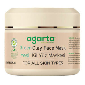 Agarta Green Clay Face Mask 150ml - Natural Skin Detox