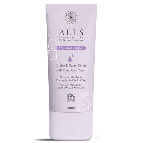 Alls Biocosmetics Organic Hand Care Cream - 50ml Moisturizer