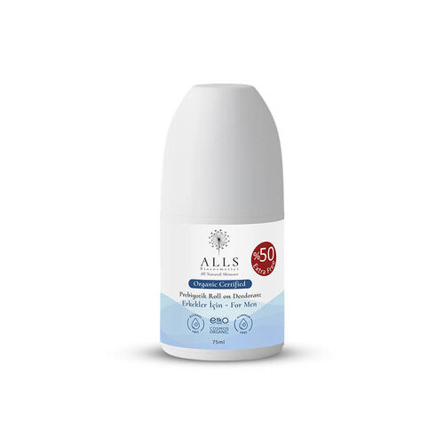 Alls Biocosmetics Organic Prebiotic Deodorant for Men 75ml