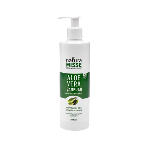NaturaMisse Aloe Vera Natural Shampoo with Keratin 330ml
