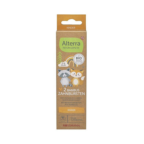 Alterra Kids Bamboo Toothbrush Set - Eco-Friendly