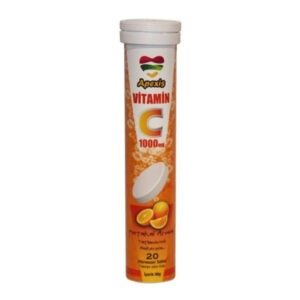 Шипучие таблетки Apexis Vitamin C 1000 мг с цитрусовым вкусом