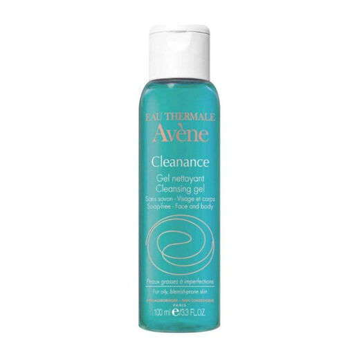 Avene Cleanance Cleansing Gel 100ml for Face & Body Care