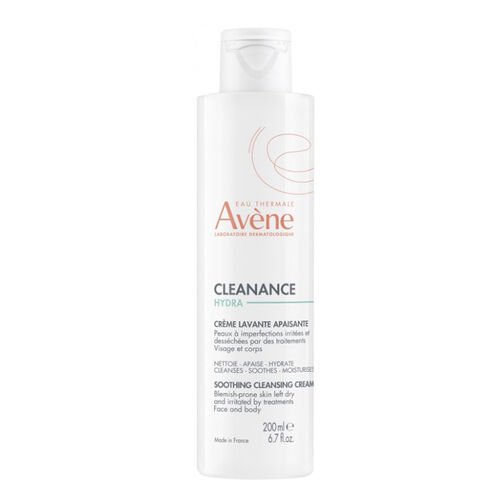 Avene Cleanance Hydra Cream for Dry Skin 200ml - Gentle Cleanser