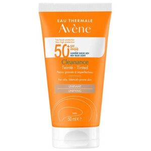 أفين كلينانس واقي شمس ملون SPF50 للبشرة الدهنية 50 مل