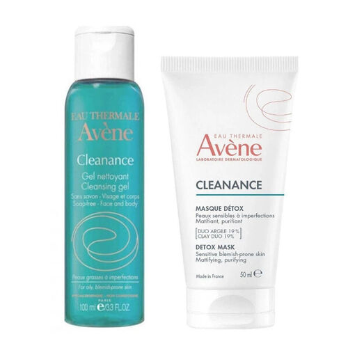 Avene Cleanance Oily Skin Care Kit for Acne-Prone Skin