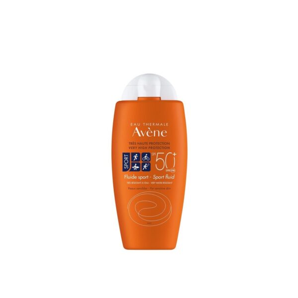 Avene Fluid Sport Sunscreen SPF 50 - Lightweight & Water-Resistant