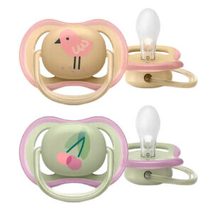 Philips Avent Ultra Air Pacifier Set 0-6 Months - Pink