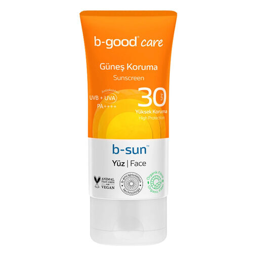 b-good b-sun SPF 30 Face Sunscreen - 50ml Moisturizing Protection