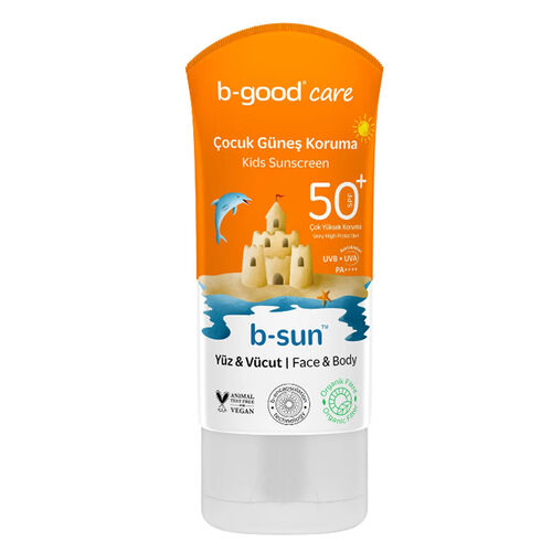 b-good b-sun SPF 50+ Kids Sunscreen 150ml - Face & Body Protection