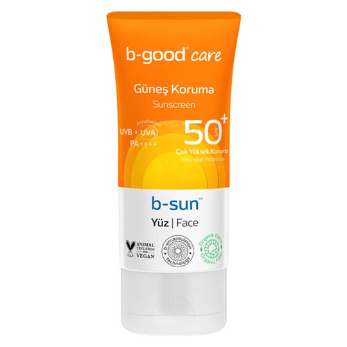 b-good b-sun SPF 50+ Face Sunscreen - 50ml Broad Spectrum Protection