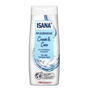 Isana Cream & Care Shower Gel 300ml for Dry Skin Relief