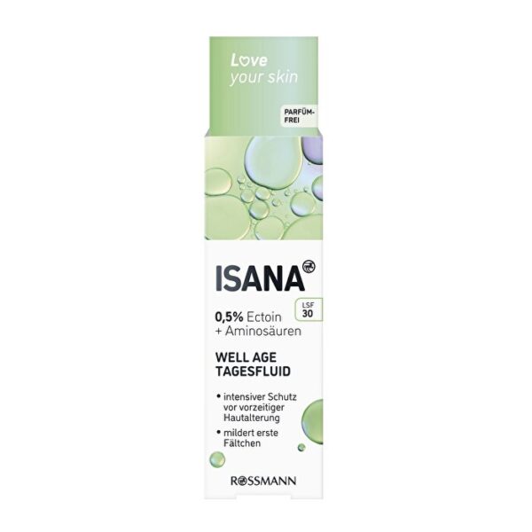 Isana Love Your Skin Serum SPF30 - Moisturizing Anti-Aging 30ml