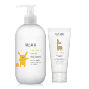 Babe Pediatric Bath Care Set: Gentle Wash & Moisturizing Lotion