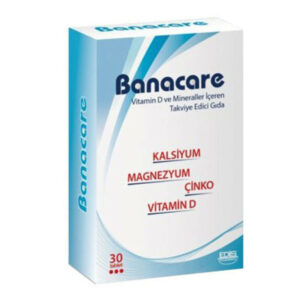 Банка с витаминами D и минеральным комплексом Banacare