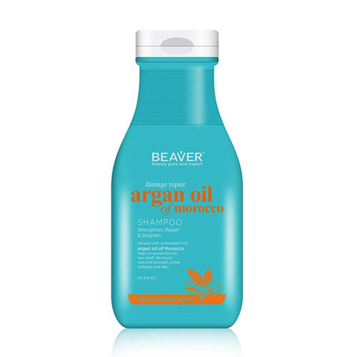 Beaver Moroccan Argan Oil Shampoo 350ml - Nourishing & Hydrating
