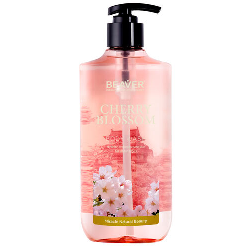 Beaver Cherry Blossom Body Wash 400ml - Hydrating & Refreshing