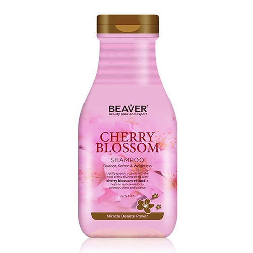 Beaver Cherry Blossom Shampoo 350ml - Nourishing & Fragrant
