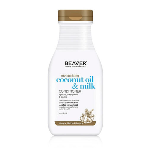 Beaver Coconut Oil Milk Hair Cream - 350ml Moisturizer