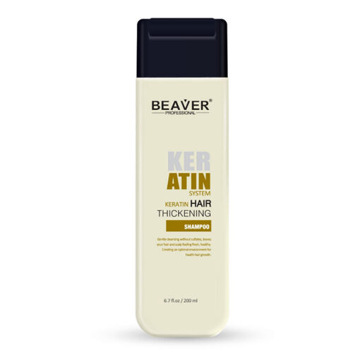 Beaver Keratin Thickening Shampoo 200ml for Volume & Strength