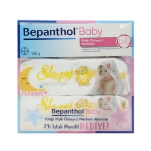 Bepanthol Baby Anti-Rash Ointment & Sleepy Wet Towels Gift Set