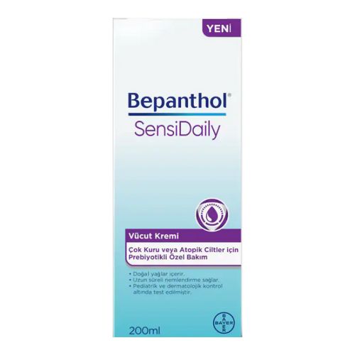 Bepanthol Sensidaily Body Cream 200ml - Hydrating & Soothing