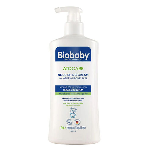 Biobaby Atocare Nourishing Cream 500ml – Gentle Skin Hydration