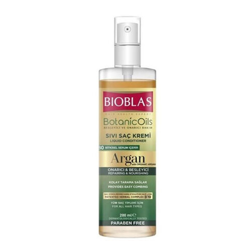 Bioblas Argan Oil Liquid Hair Conditioner 200ml - Nourishing Care