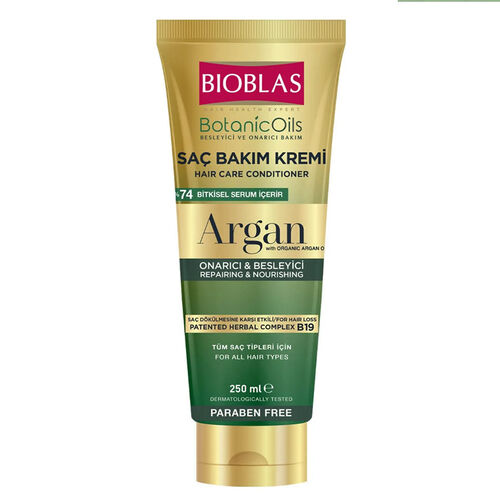 Bioblas Argan Oil Hair Care Cream - 250 ml Nourishing Formula