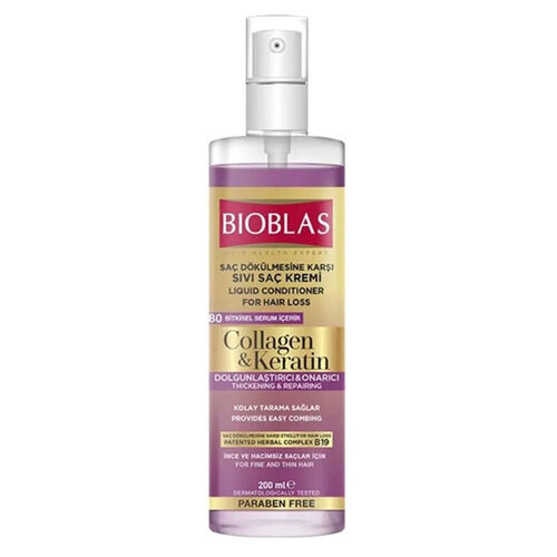 Bioblas 200ml Collagen & Keratin Liquid Hair Cream