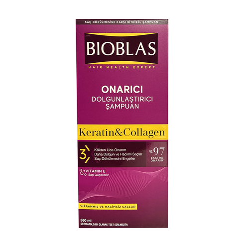 Bioblas Collagen & Keratin Volumizing Shampoo 360ml