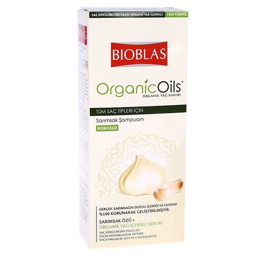 Bioblas Unscented Garlic Shampoo for All Hair Types 360ml