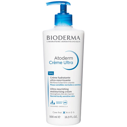Bioderma Atoderm Ultra Cream 500ml - Nourishing for Dry Skin