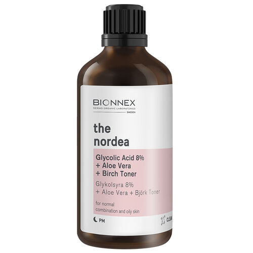 Bionnex Nordea Glycolic Acid 8% Toner with Aloe & Birch 100ml