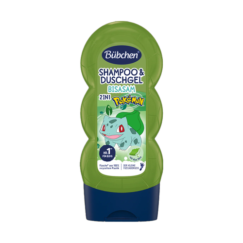 Bübchen 2-in-1 Children's Shampoo & Shower Gel - Bulbasaur 230ml