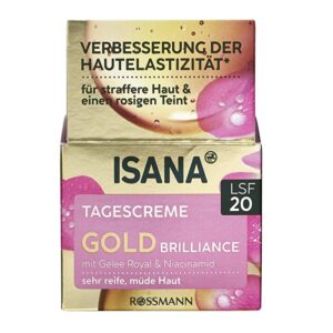 Isana Gold Brilliance Day Cream SPF 20 for Mature Skin 50ml