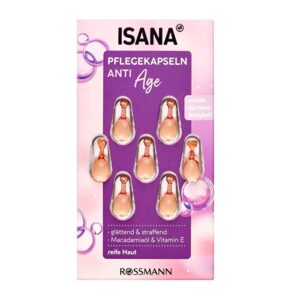 Isana Anti-Aging Capsule Serum - 7x0.38ml for Wrinkles