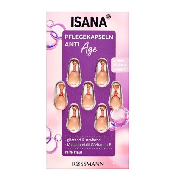 Isana Anti-Aging Capsule Serum - 7x0.38ml for Wrinkles