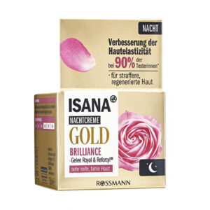 Isana Gold Brilliance Night Cream 50ml for Mature Skin